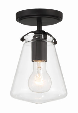 Voss 1 Light Semi Flush