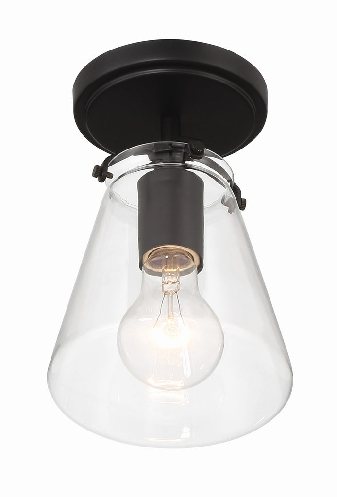 Voss 1 Light Semi Flush