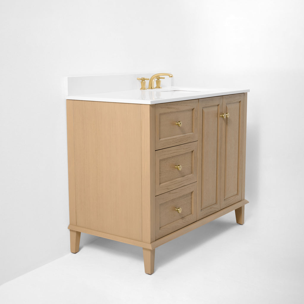 Hannah Off Centered Right Bath Vanity Set