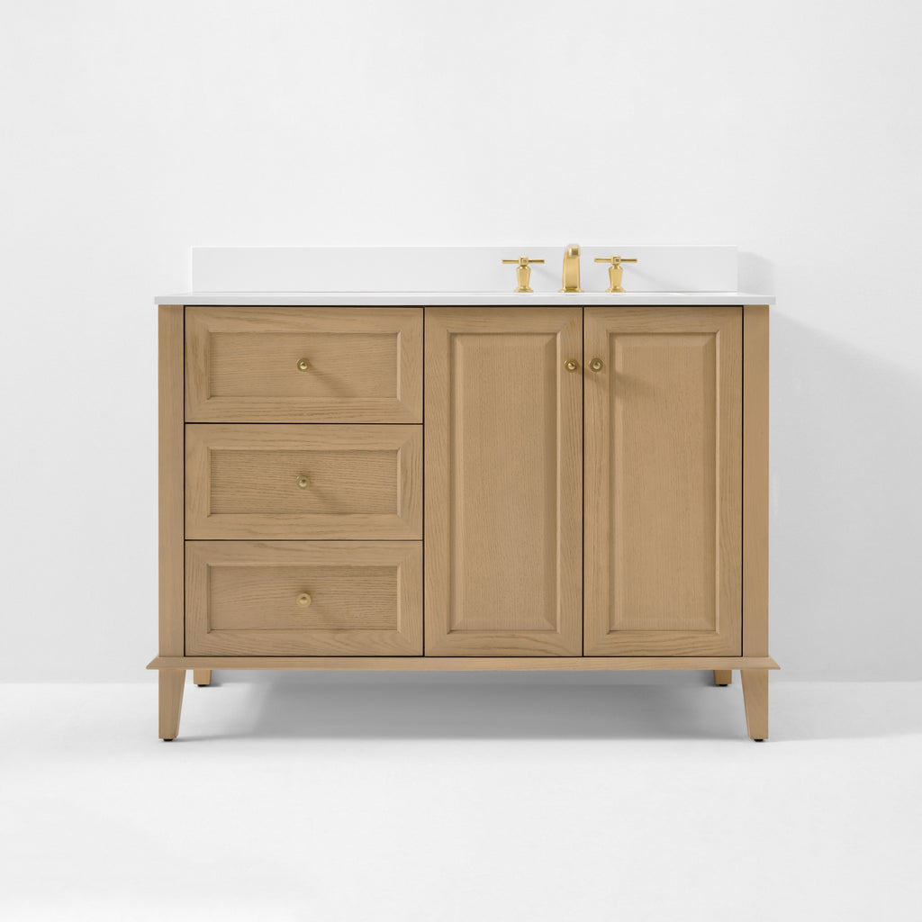 Hannah Off Centered Right Bath Vanity Set