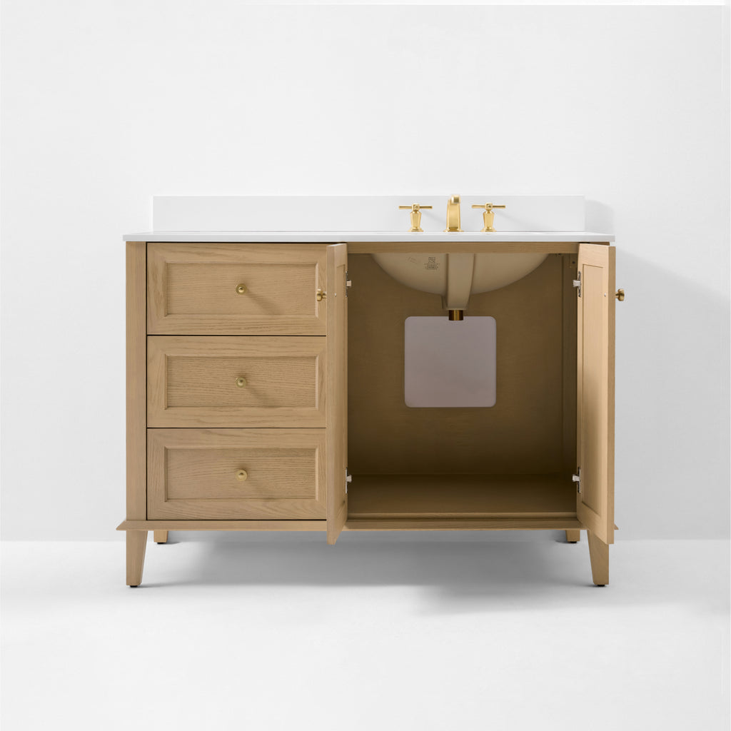 Hannah Off Centered Right Bath Vanity Set