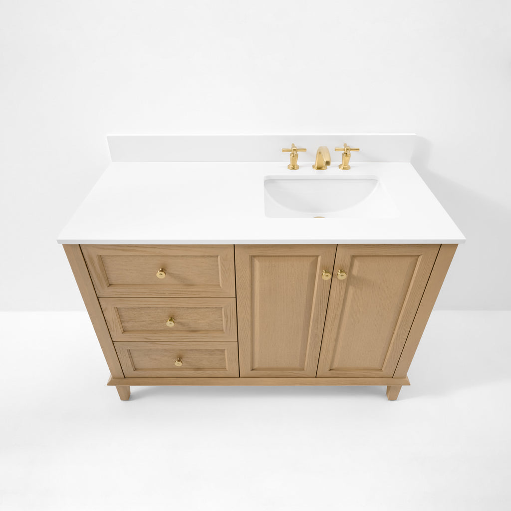 Hannah Off Centered Right Bath Vanity Set