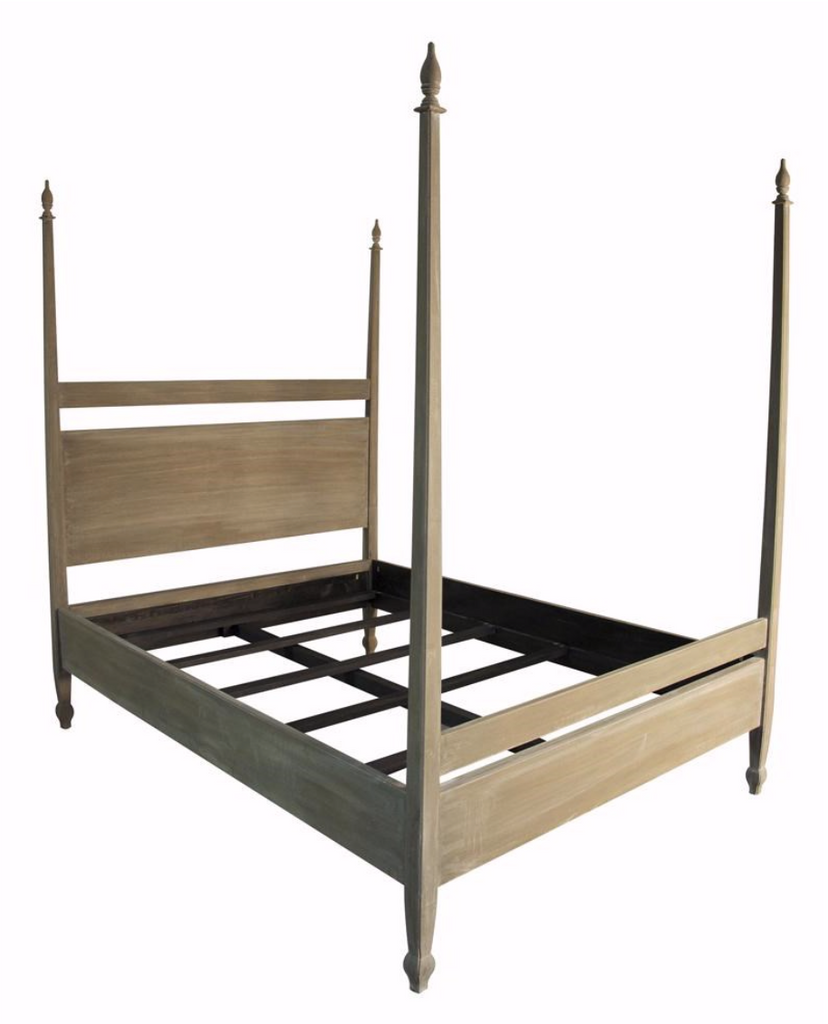 Venice Bed, Eastern King, Weathered