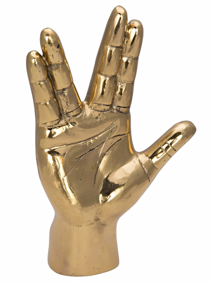 Vulcan Hand Sign, Brass