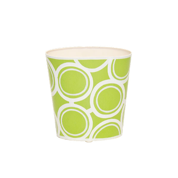 Oval Wastebasket Bubble Design