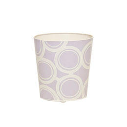 Oval Wastebasket Bubble Design