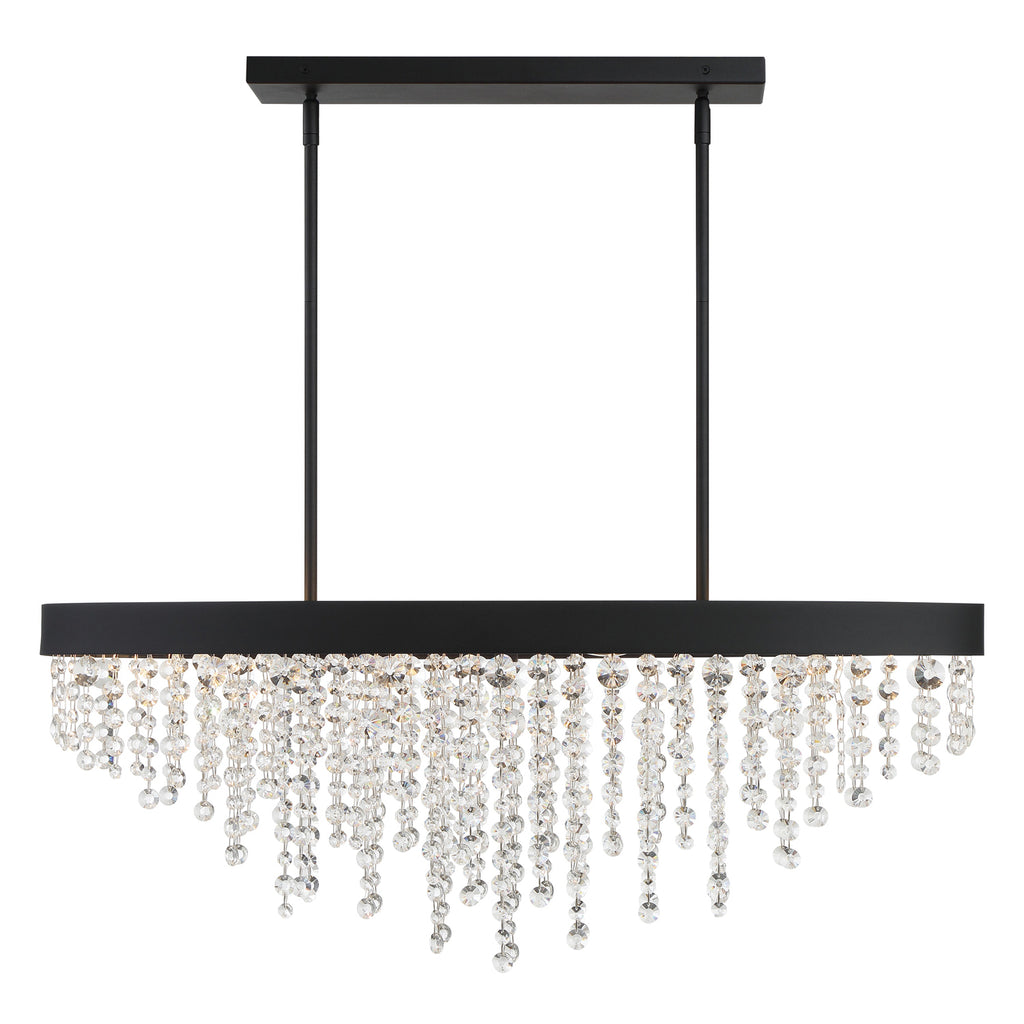 Winham 8 Light Linear Oval Chandelier