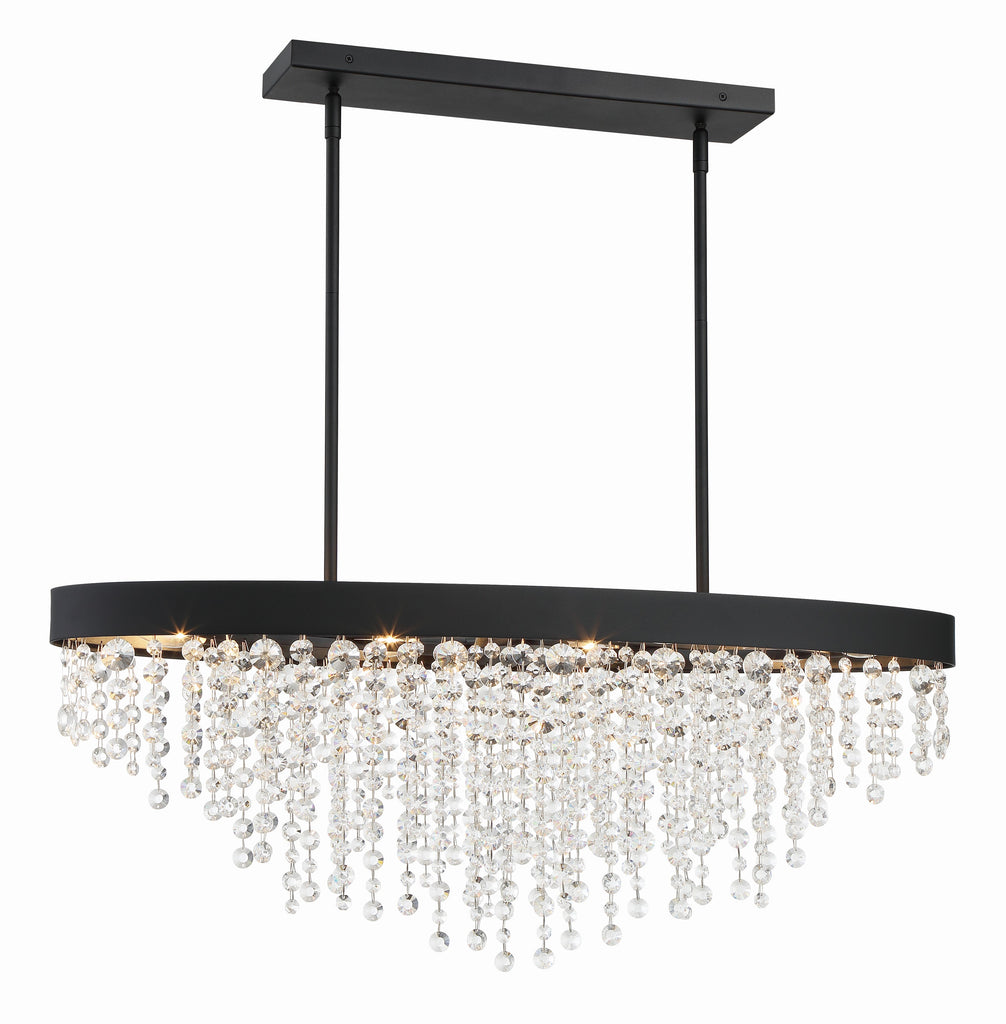 Winham 8 Light Linear Oval Chandelier