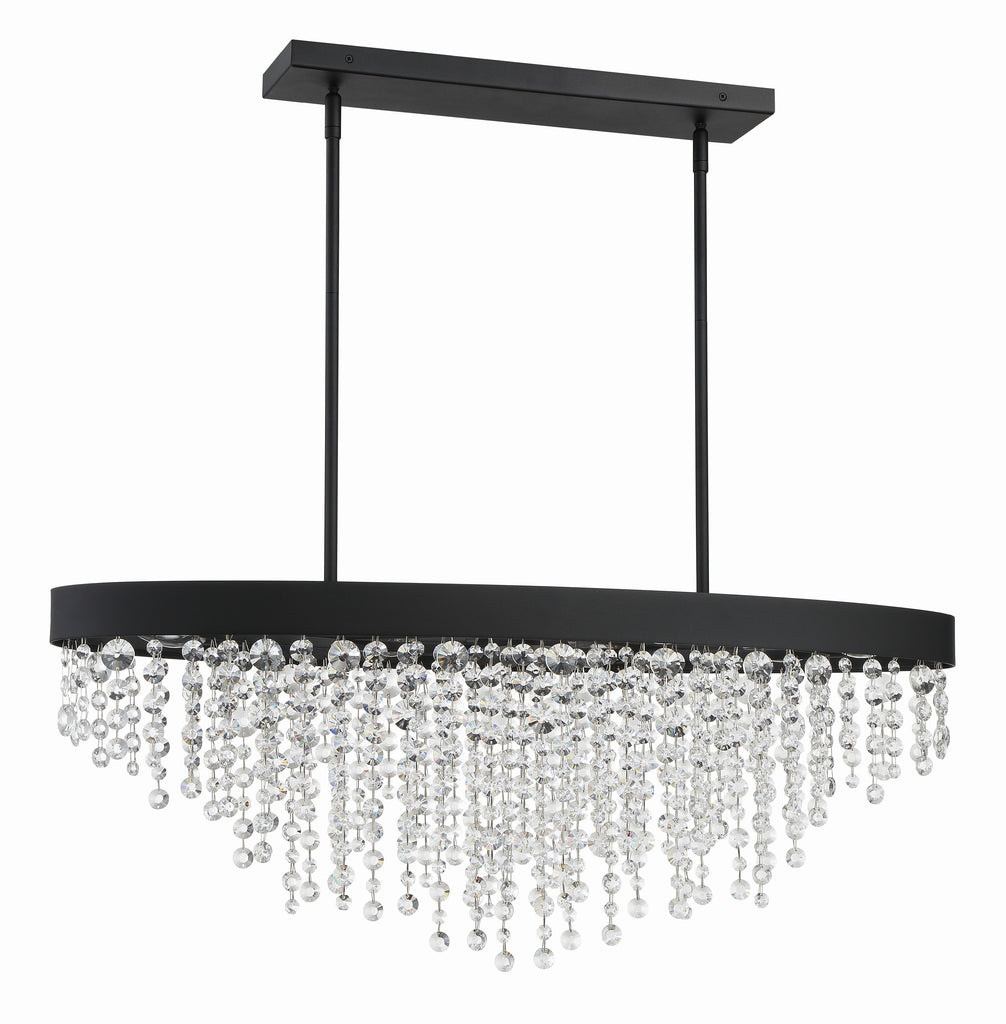 Winham 8 Light Linear Oval Chandelier