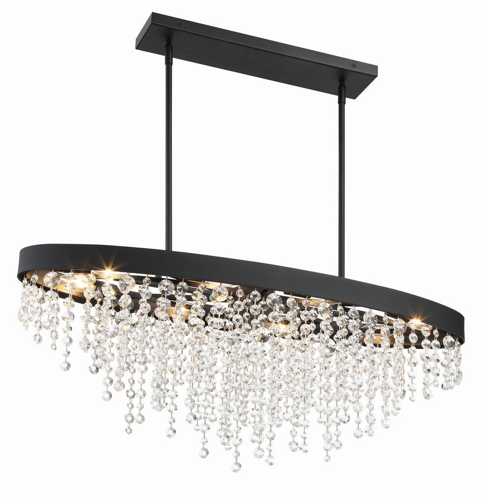 Winham 8 Light Linear Oval Chandelier