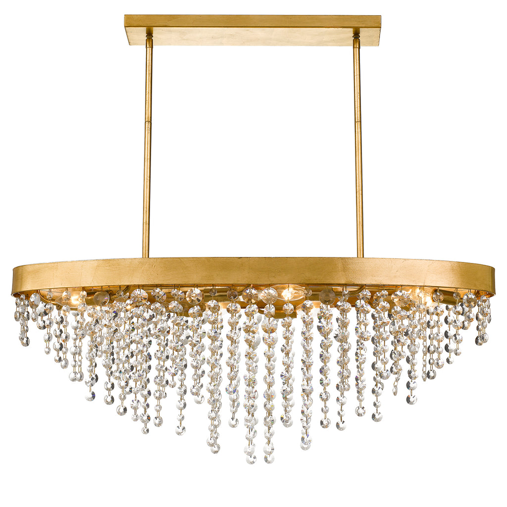 Winham 8 Light Linear Oval Chandelier