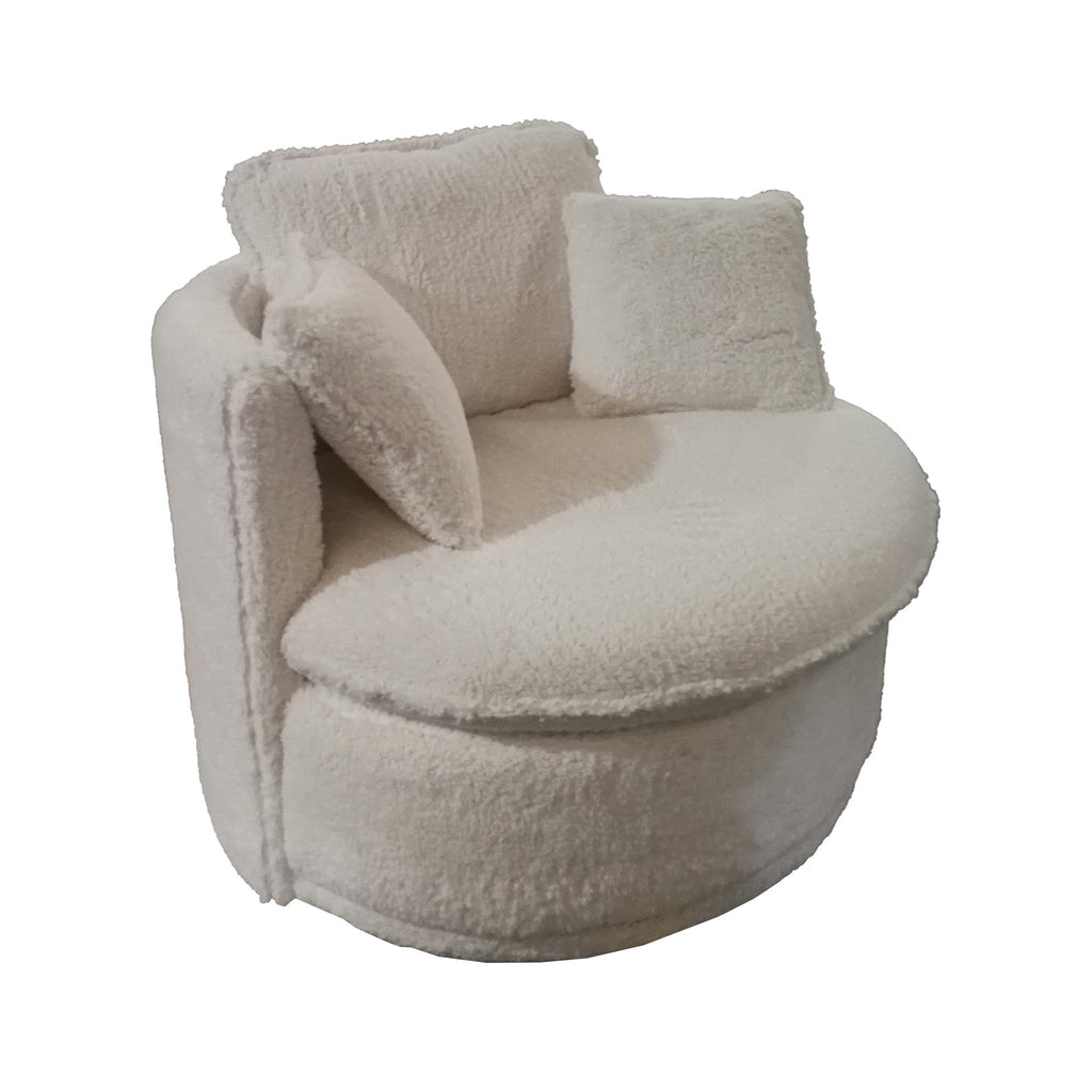 Covey Lounger - Sherpa White