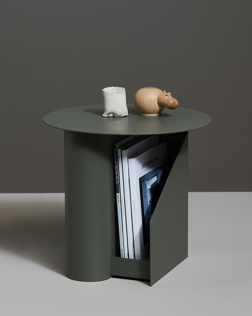 Sentrum Side Table, Painted Metal