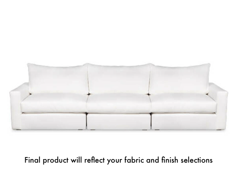 Weekend Sofa, 84" Width, 3 Cushion