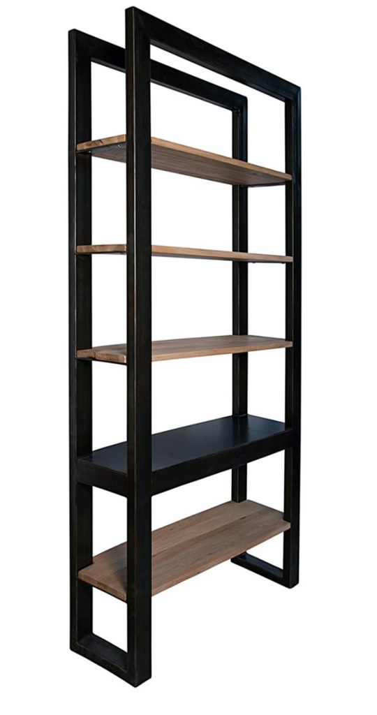 Winston Bookcase, Black Metal