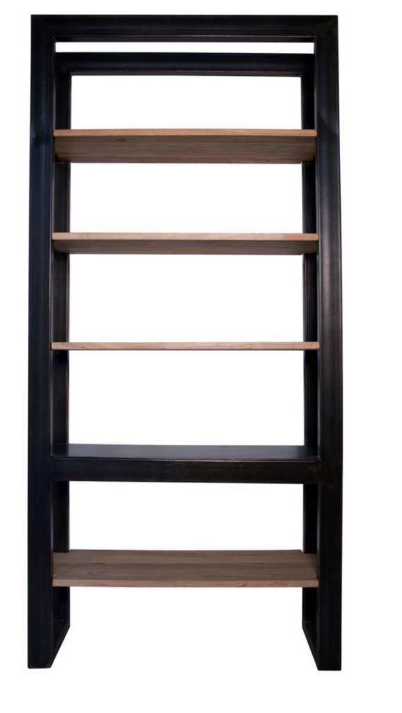 Winston Bookcase, Black Metal