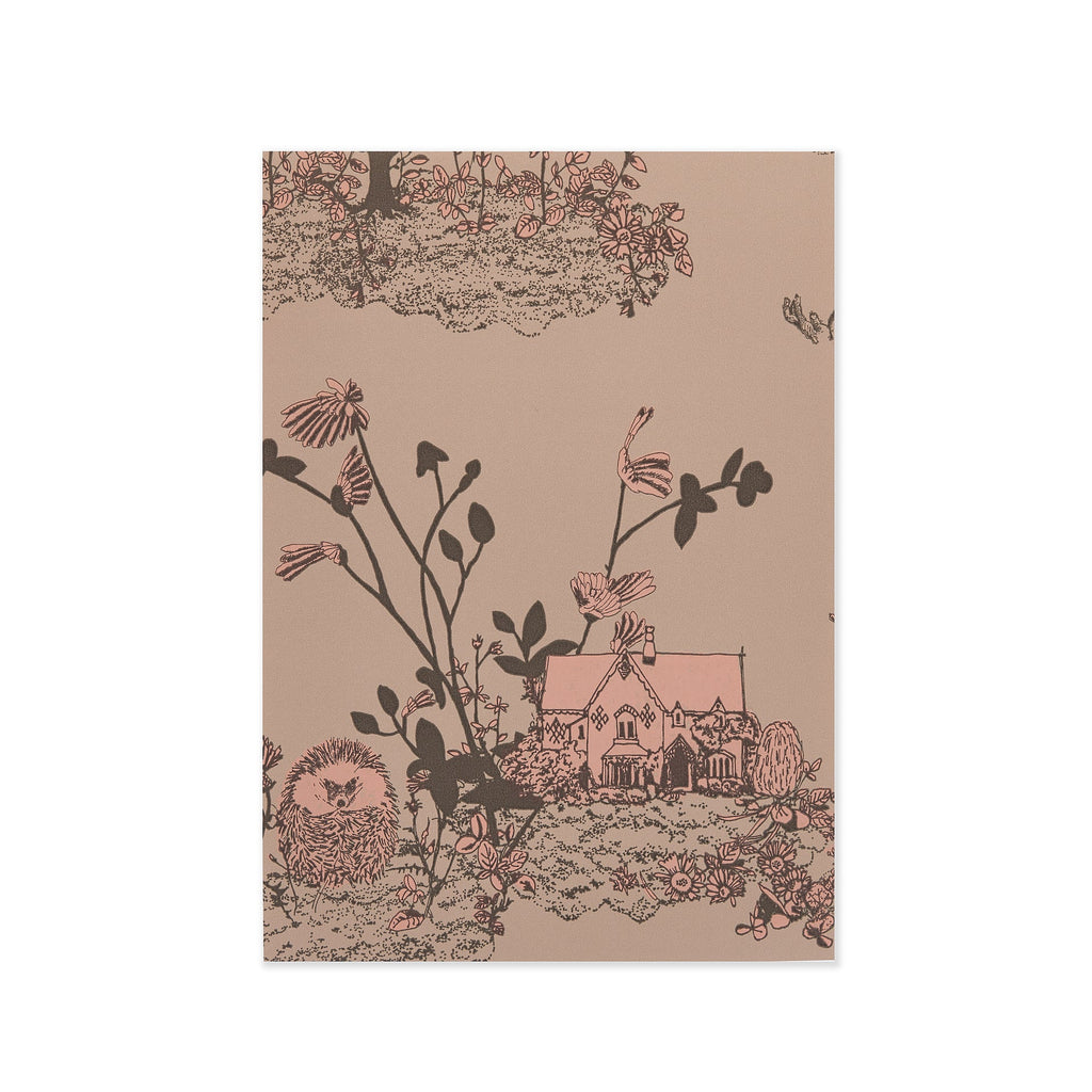 Classic Woodlands - Brown Pink