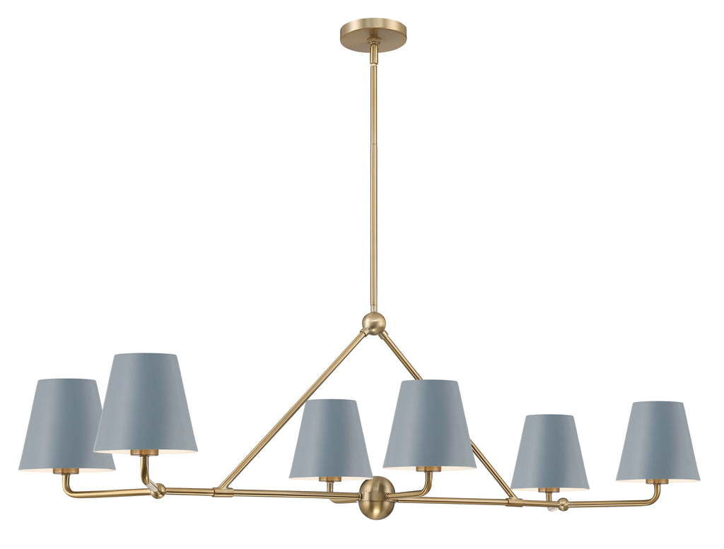 Xavier 6 Light Linear Chandelier