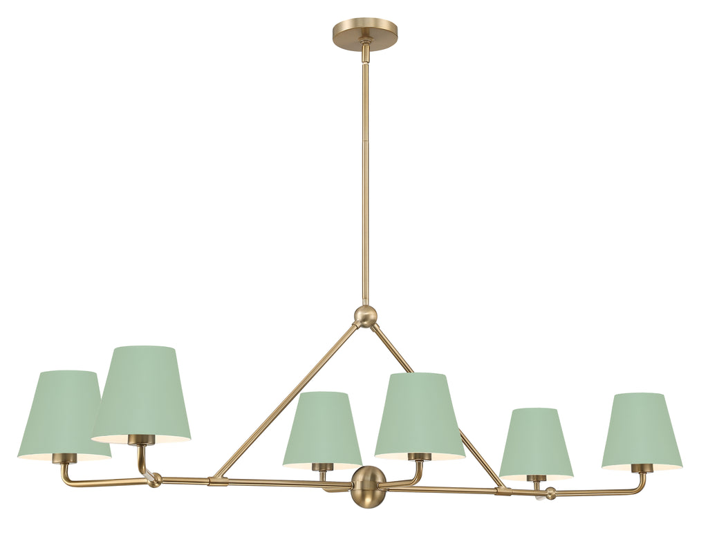 Xavier 6 Light Linear Chandelier