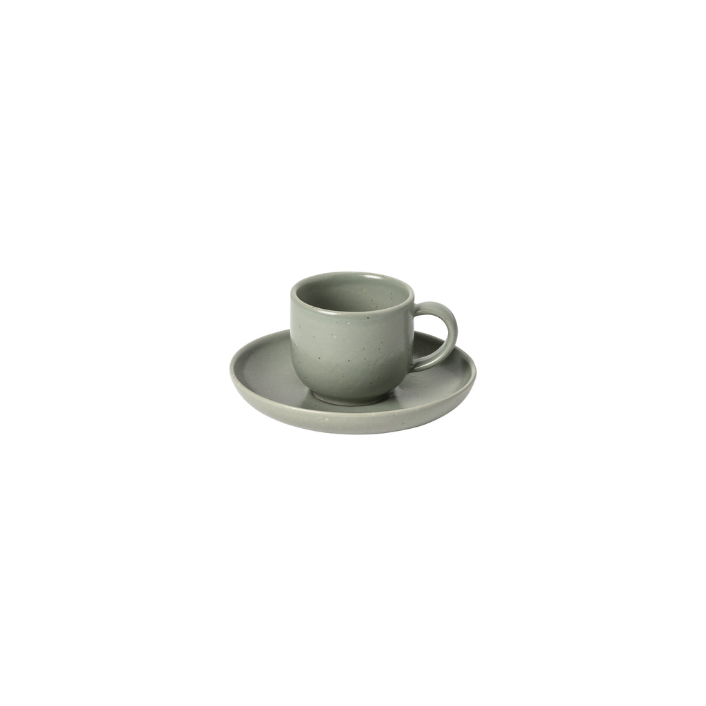 Pacifica Set of 4 Coffee Cups And Saucers