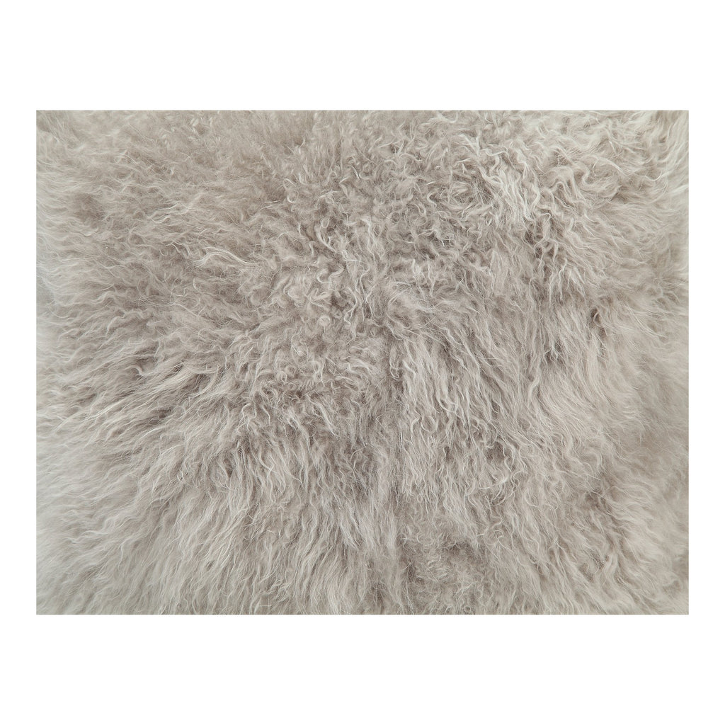 Cashmere Fur Pillow, Grey