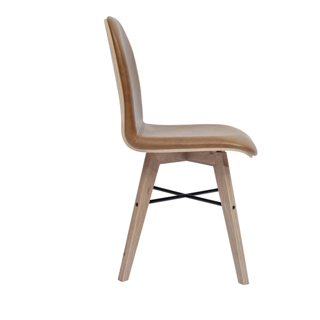 Napoli Dining Chair, Brown, Set of 2