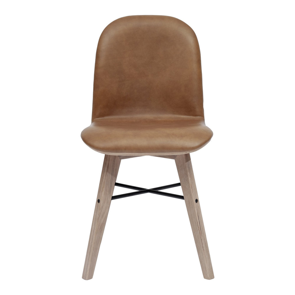 Napoli Dining Chair, Brown, Set of 2