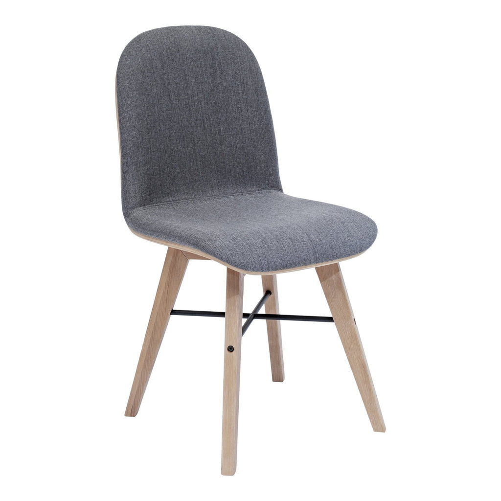 Napoli Dining Chair, Grey, Set of 2