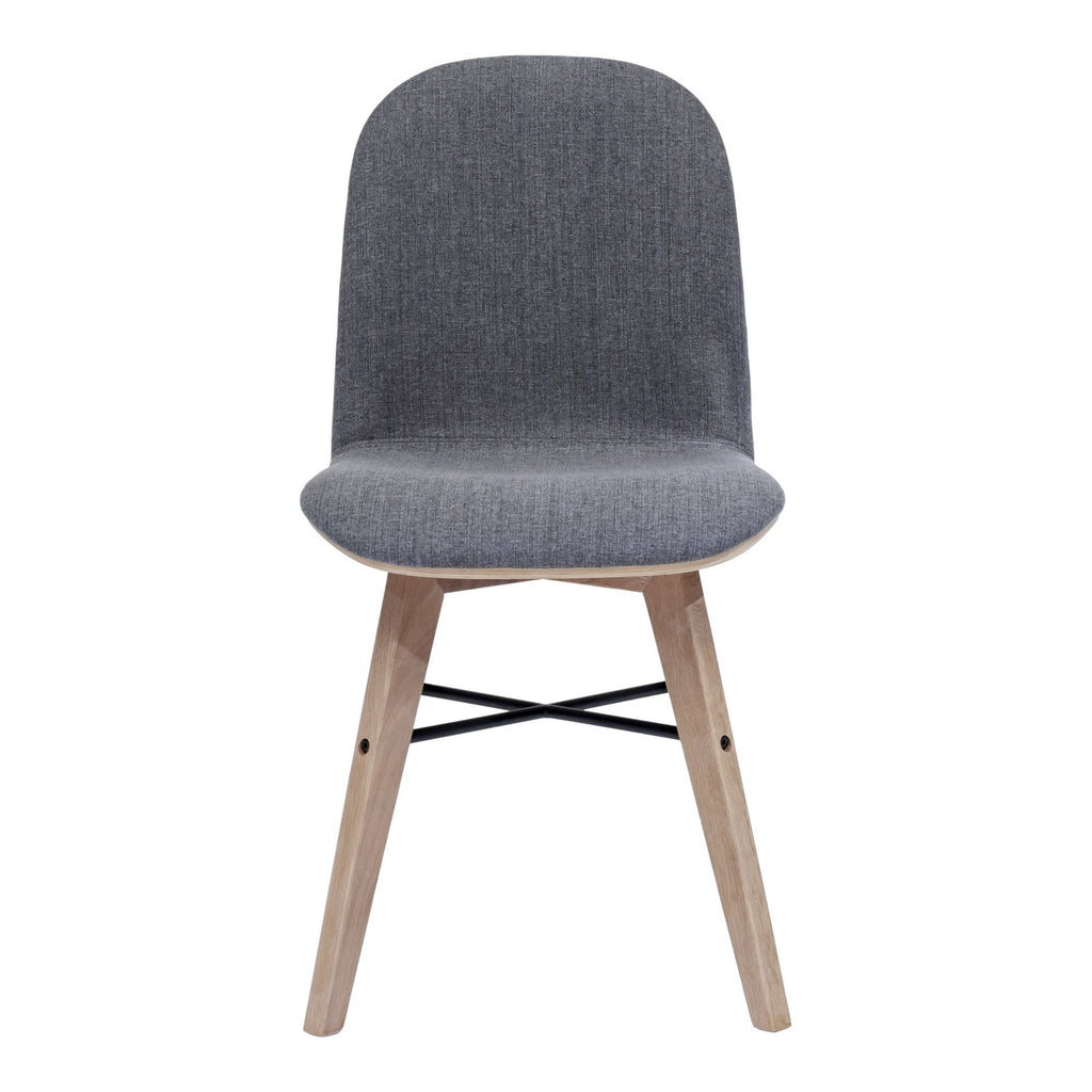 Napoli Dining Chair, Grey, Set of 2