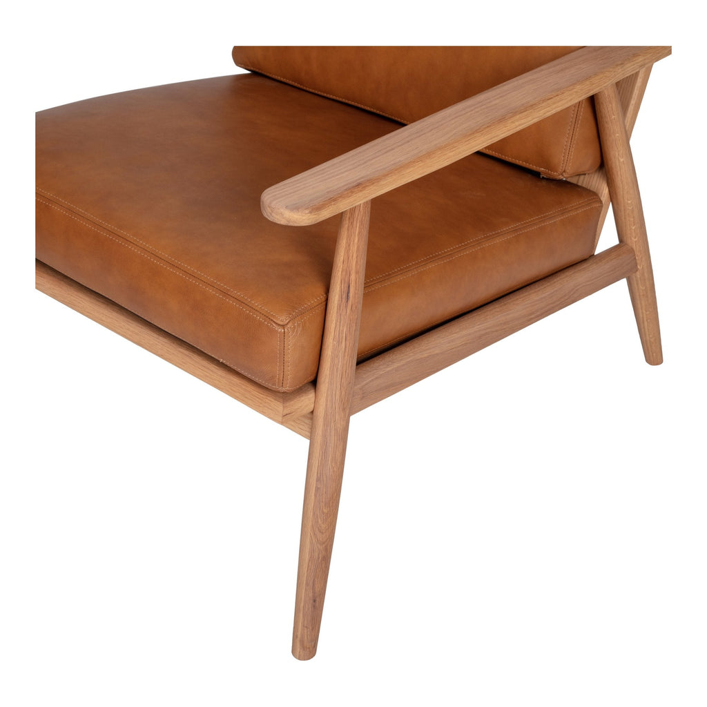 Harper Lounge Chair, Brown