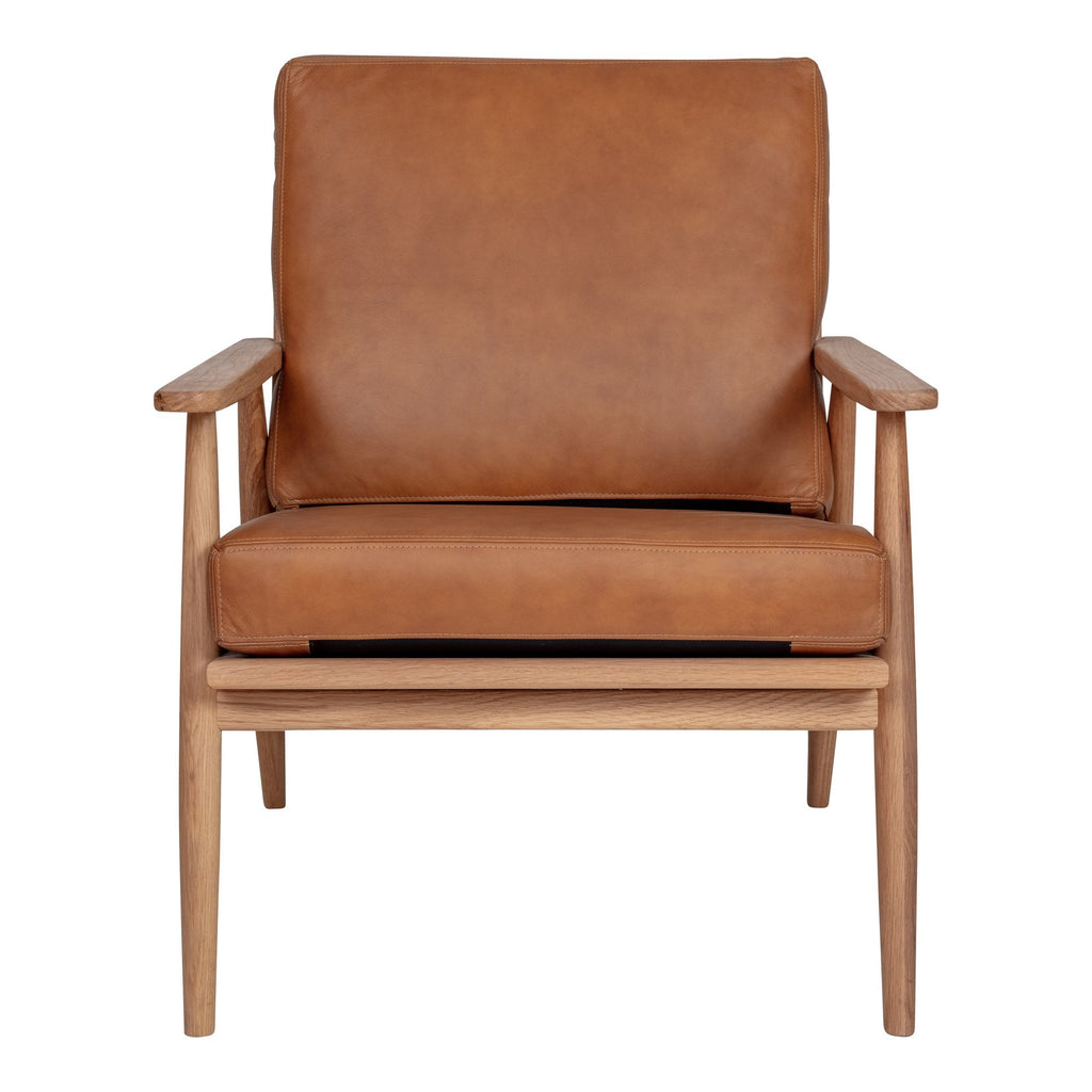 Harper Lounge Chair, Brown