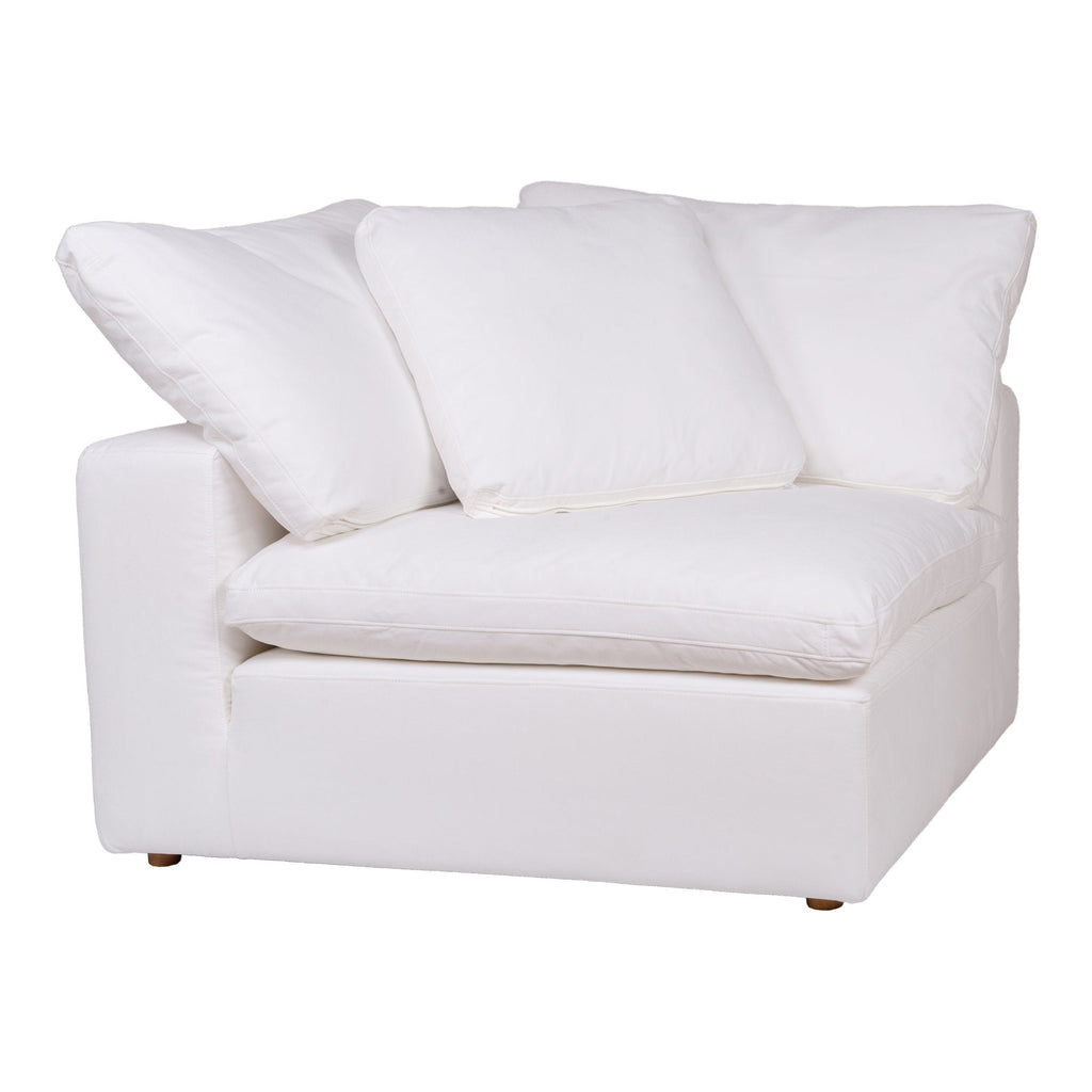 Clay Corner Chair, White