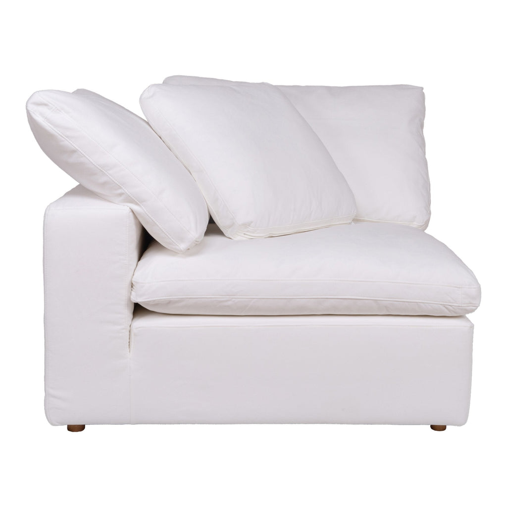 Clay Corner Chair, White