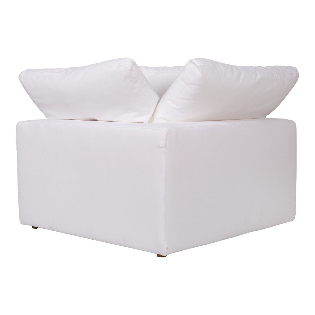 Clay Corner Chair, White