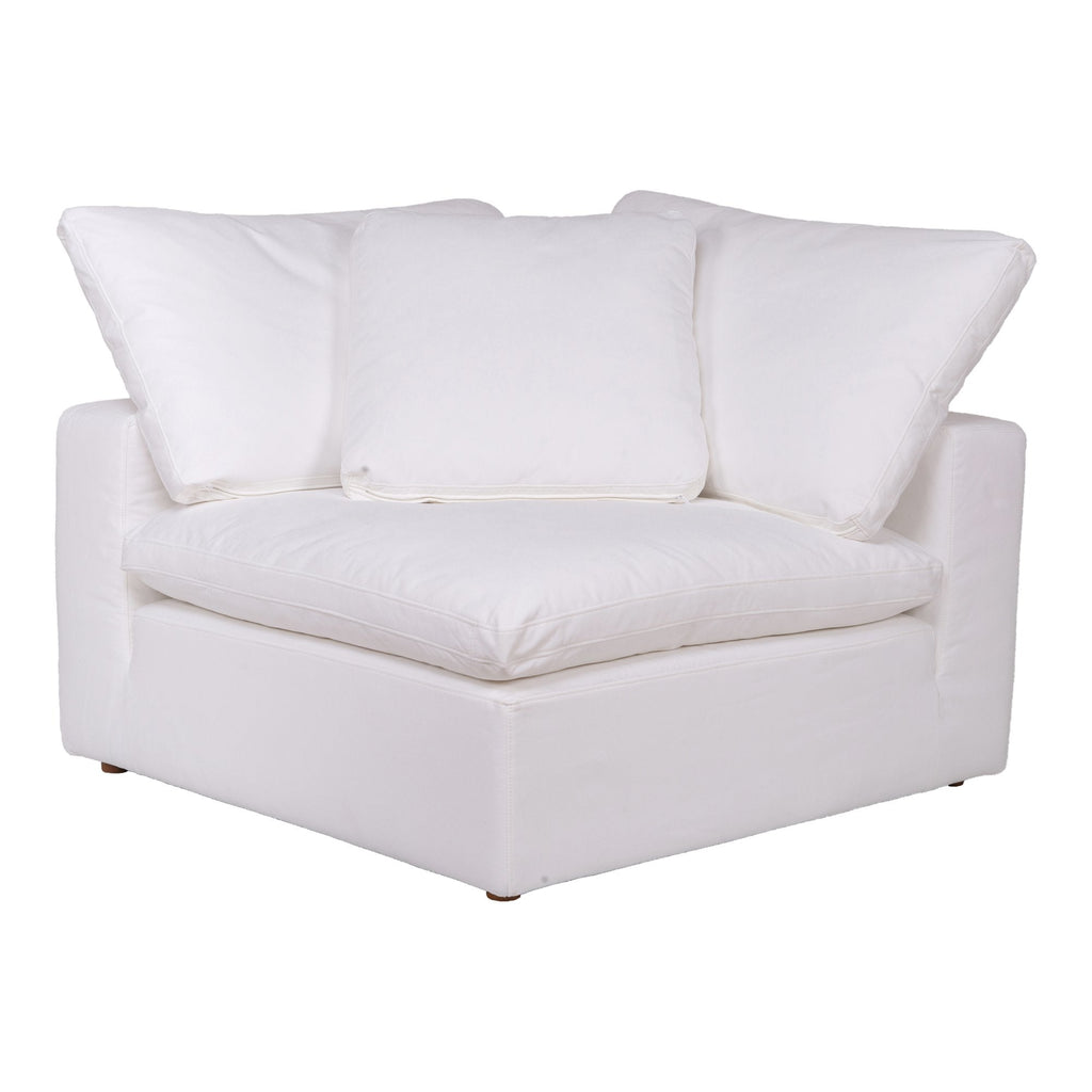 Clay Corner Chair, White