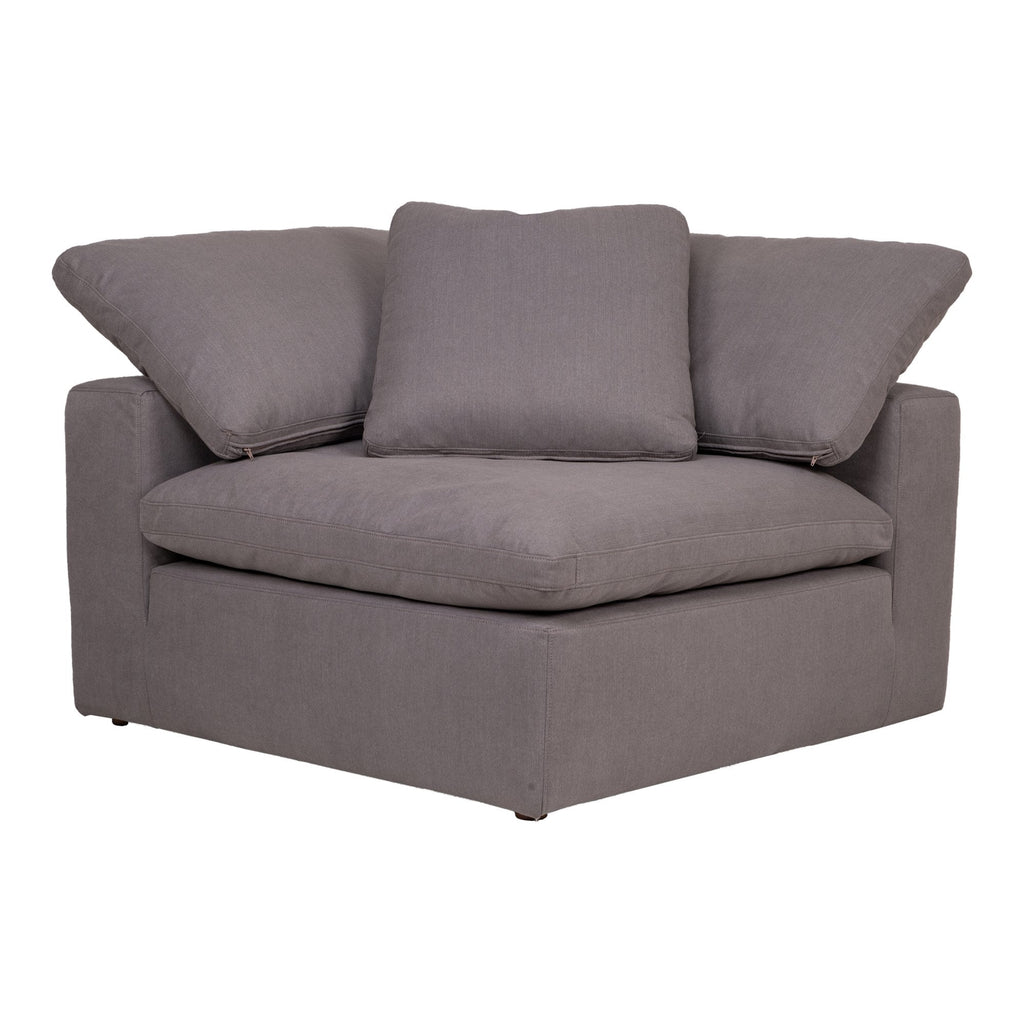 Clay Corner Chair, Grey