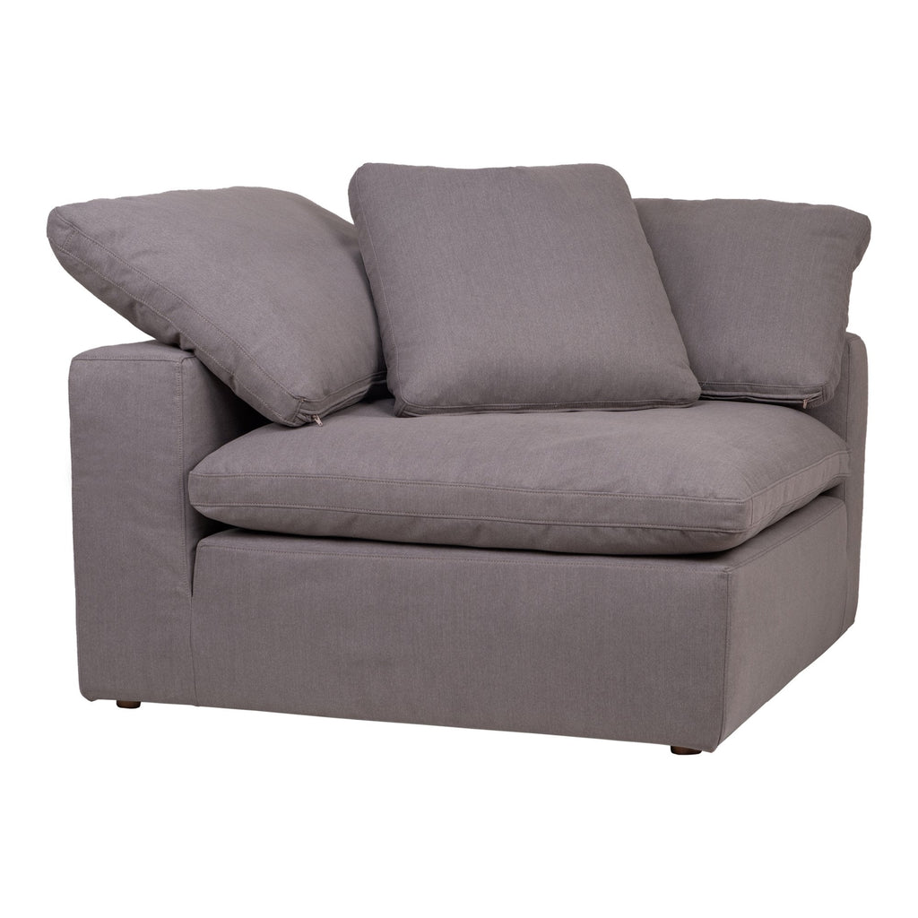 Clay Corner Chair, Grey