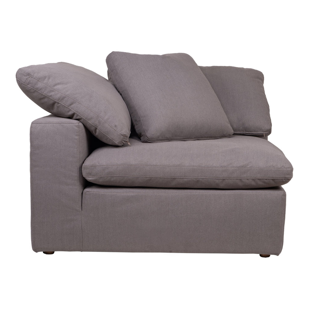 Clay Corner Chair, Grey