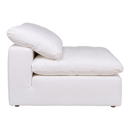 Clay Slipper Chair, White