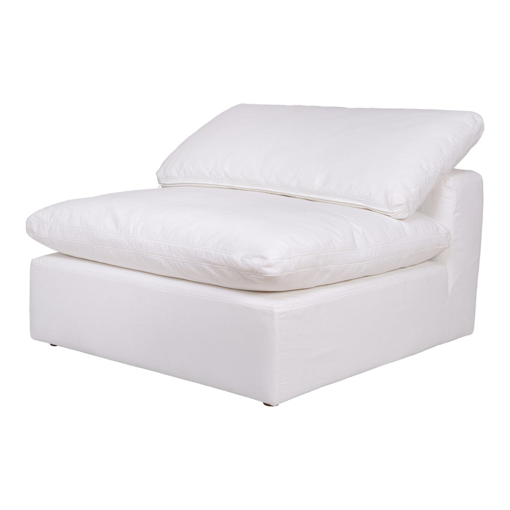 Clay Slipper Chair, White