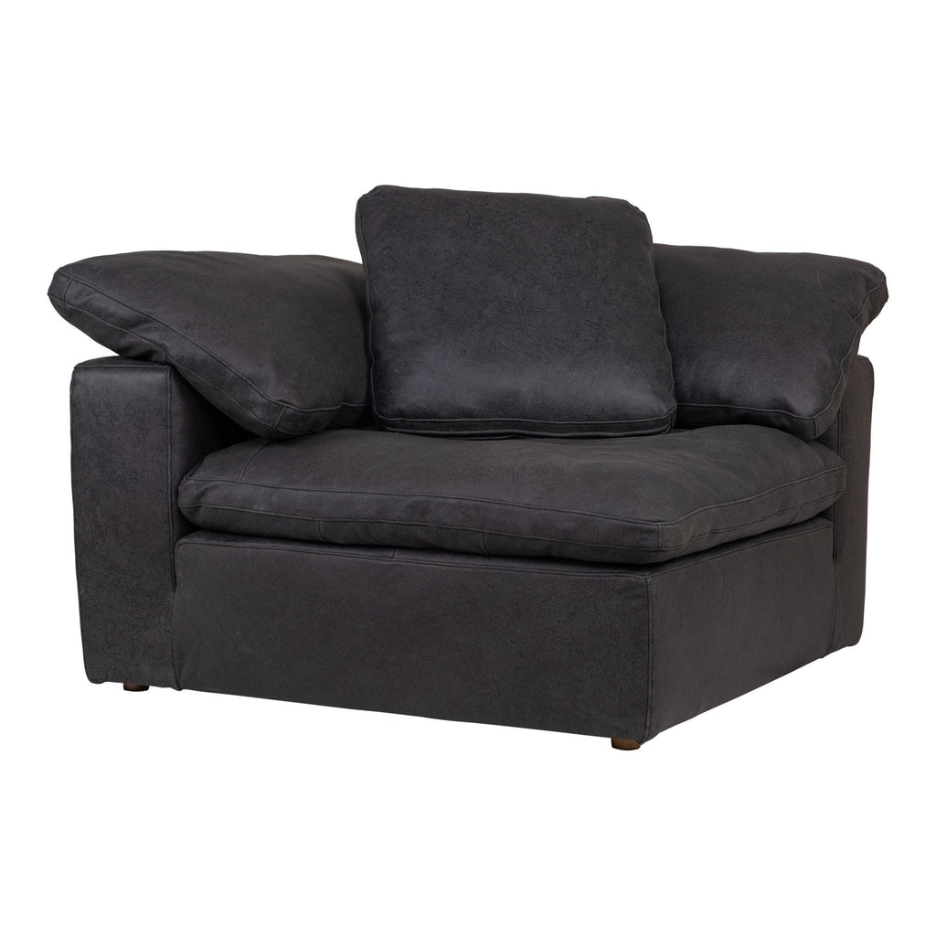 Clay Corner Chair, Black