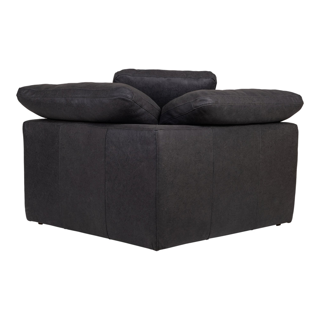 Clay Corner Chair, Black