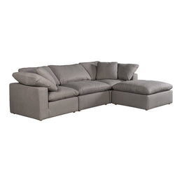 Clay Lounge Modular Sectional, Grey