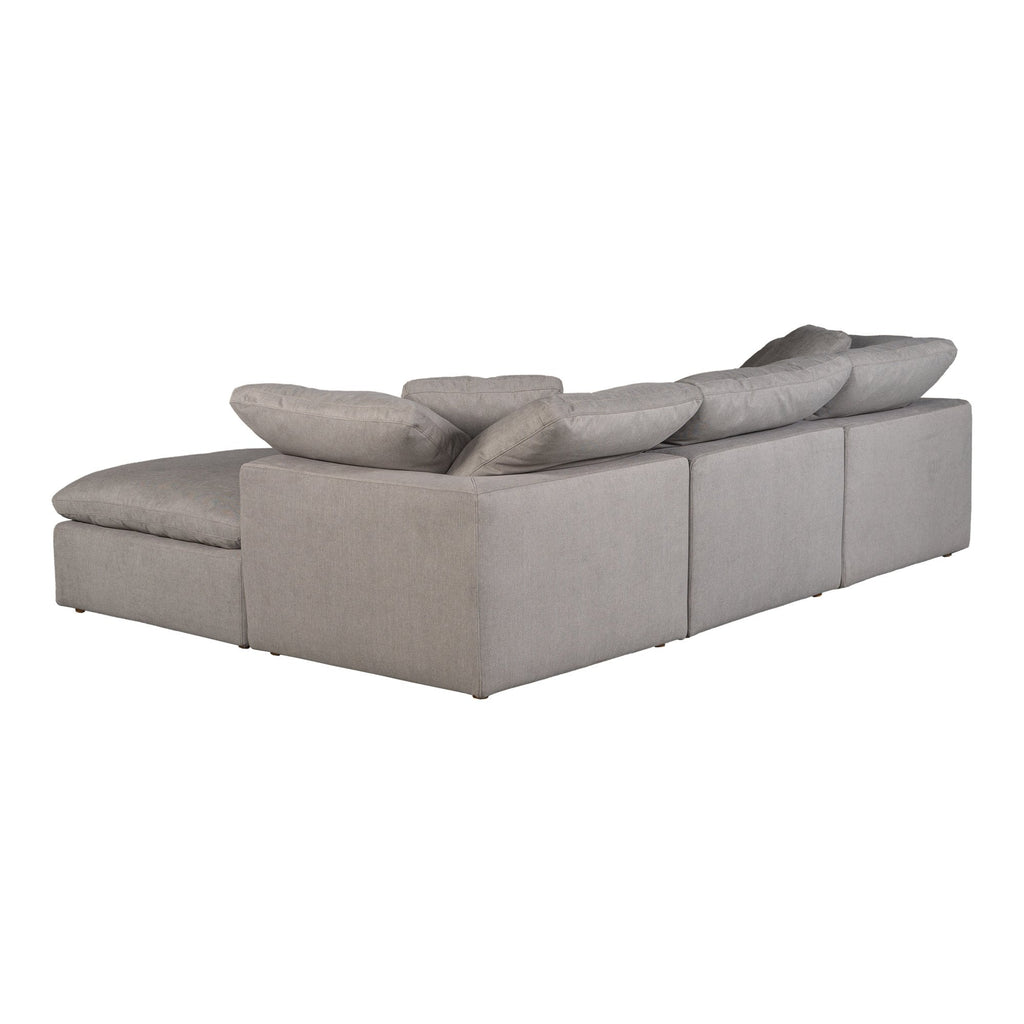 Clay Lounge Modular Sectional, Grey