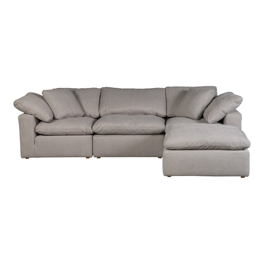 Clay Lounge Modular Sectional, Grey