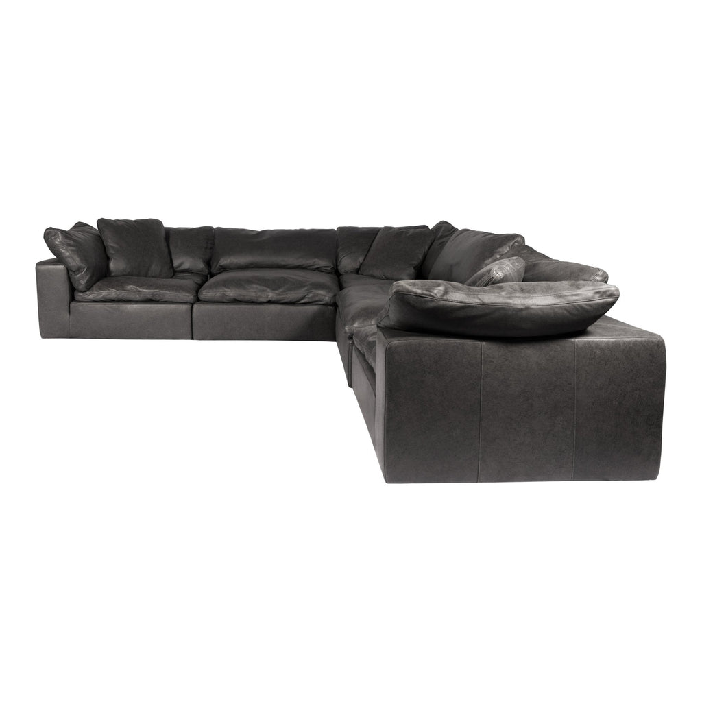 Clay Classic L Modular Sectional, Black