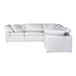 Clay Classic L Modular Sectional, White