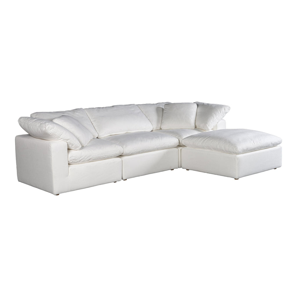 Terra Condo Lounge Modular Sectional, White