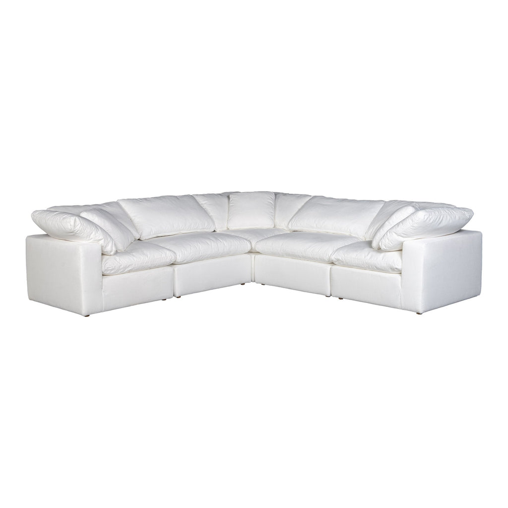 Terra Condo Classic L Modular Sectional, White