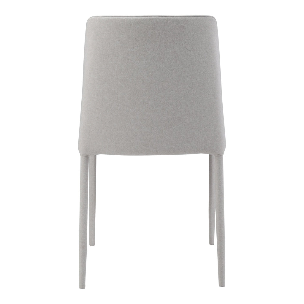 Nora Fabric Dining Chair, White, Set of 2